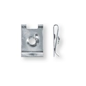 Clip écrou 16,5x9mm pour vis diamètre 3,9 épaisseur de tôle 0,5-2mm